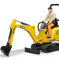 JCB Micro excavator 8010 CTS and man 1:16