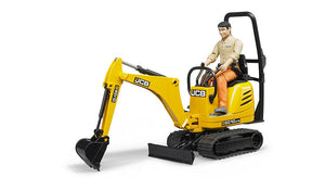 JCB Micro excavator 8010 CTS and man 1:16