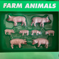 Farm Animals Pigs & Piglets 8pcs
